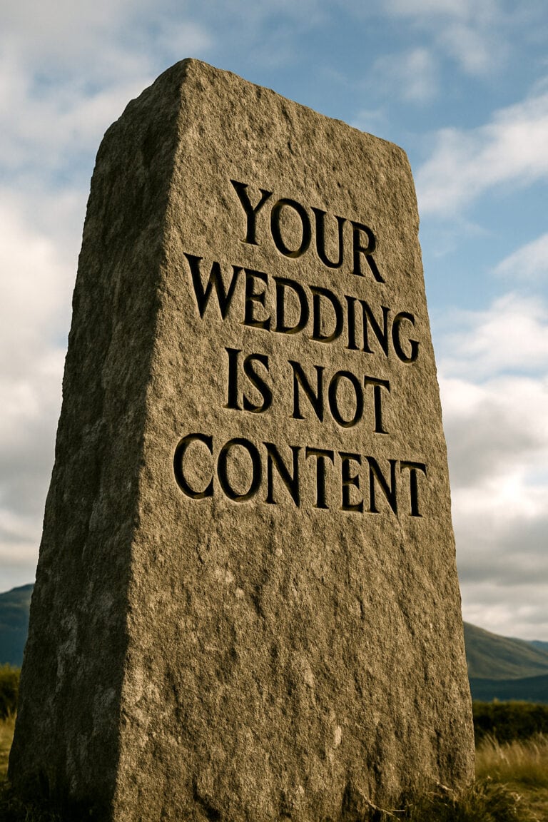 Real Weddings not Reel Weddings