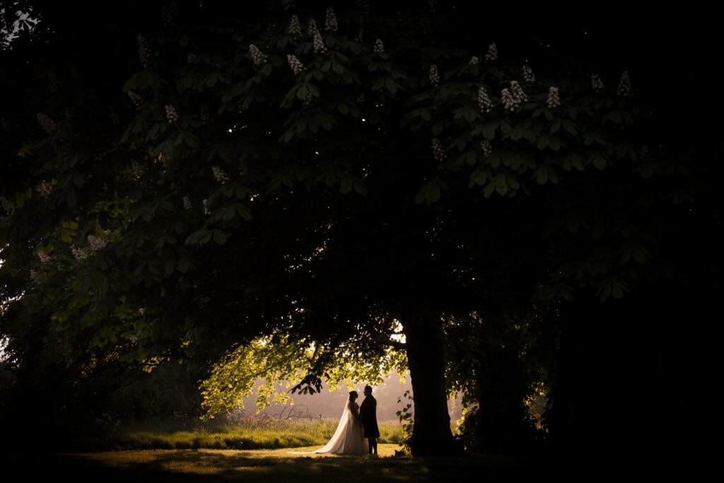 A stunning wee stop for pictures at a Norton House wedding by 1500 Photography