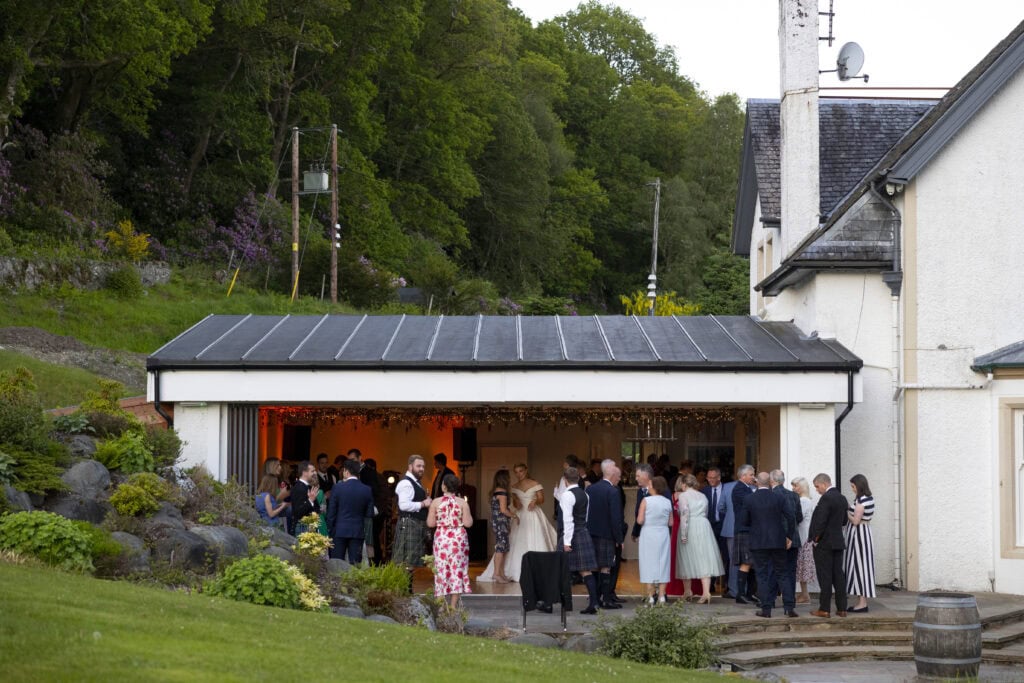 Wedding party at Altskeith House